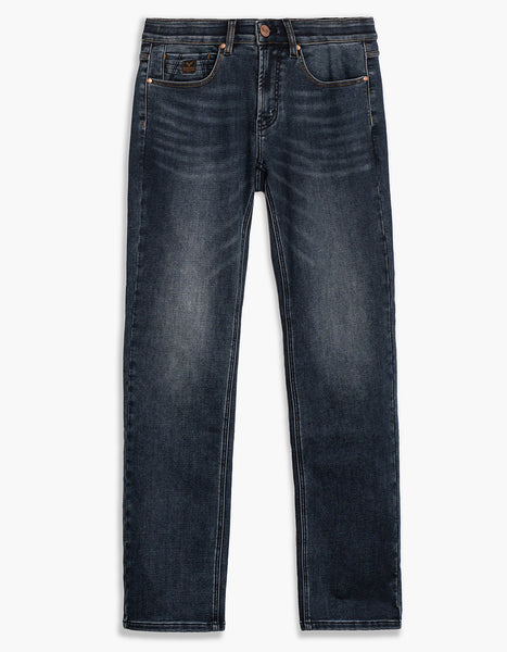Smooth Navy Jeans for Men 'Centenario' - ID: 42850