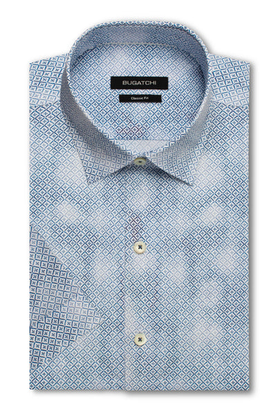 Bugatchi blue button down men’s shirt shops