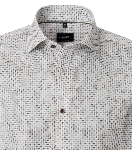 Venti - Long Sleeve Cotton Dress Shirt - Modern Fit - 144322100