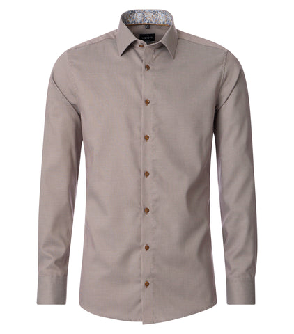 Venti - Long Sleeve Cotton Dress Shirt - Modern Fit - 144323600