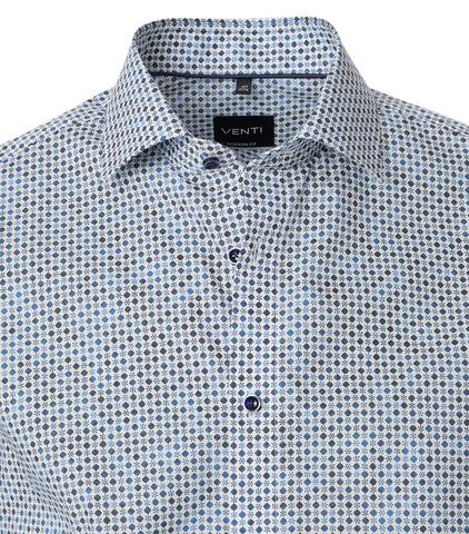 Venti - Long Sleeve Cotton Dress Shirt - Modern Fit - 144324100