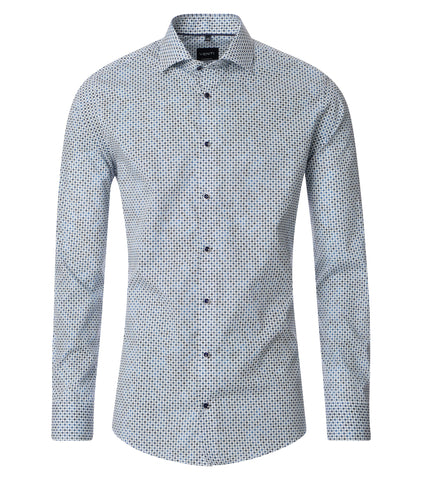 Venti - Long Sleeve Cotton Dress Shirt - Modern Fit - 144324100