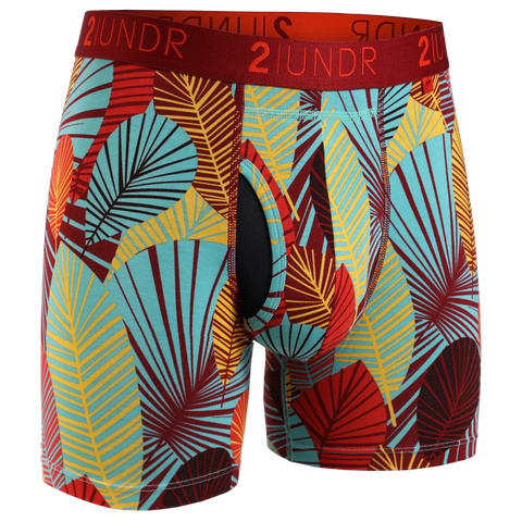 2UNDR - 6" Swing Shift Boxer Briefs - 2U01BB - Tropicana