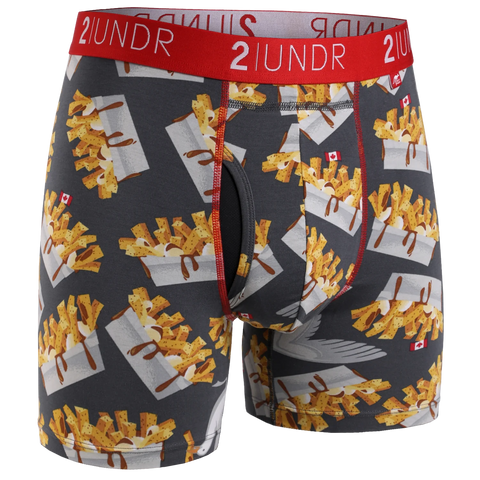 2UNDR - 6" Swing Shift Boxer Briefs - 2U01BB - Poutine