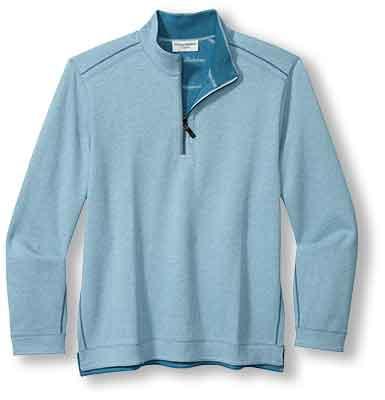 Tommy Bahama - Reversible Sweater - Flipfield Half Zipper - ST227131