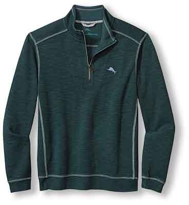 Tommy Bahama - Tobago Bay - Half Zip Leisure Knit - Cotton Blend - Available in 8 Colours - T220818-1