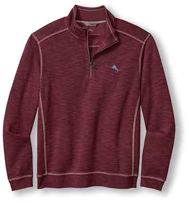 Tommy Bahama - Tobago Bay - Half Zip Leisure Knit - Cotton Blend - Available in 8 Colours - T220818-1