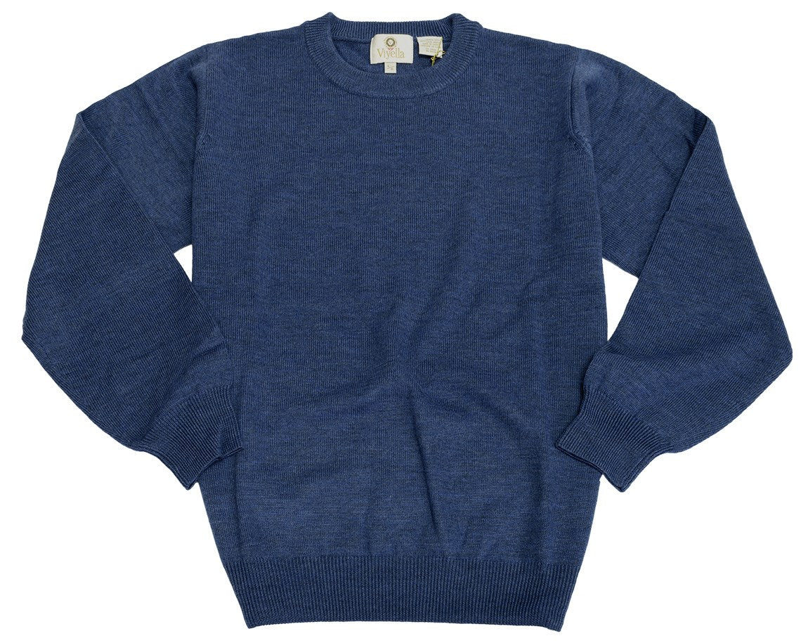 Merino-Blend Monogram Crewneck Sweater, FUJAP V1.Y6.02