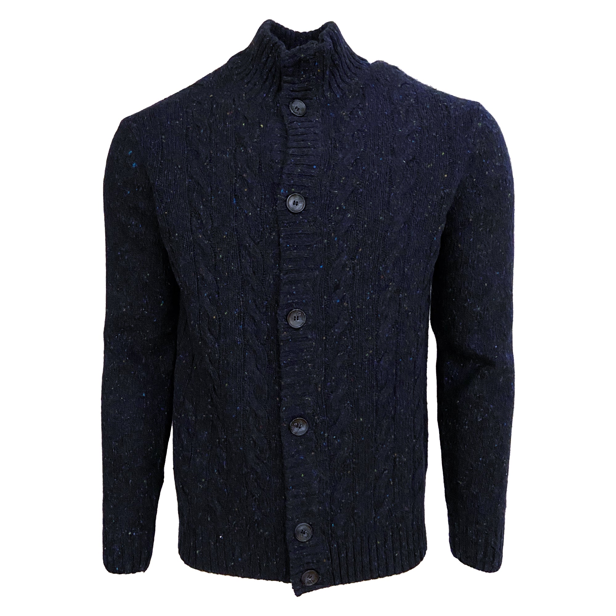 Mens button down online sweater