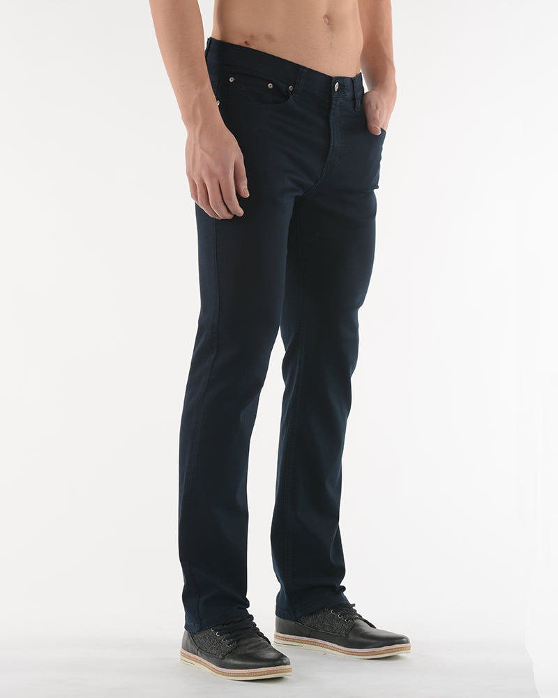 Buy the Mens Tan Denim Medium Wash Pockets Stretch Straight Leg Jeans Size  38x34