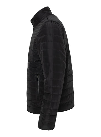 Regency - Stand-up Collar Mix Media Puffer Jacket - OHIO